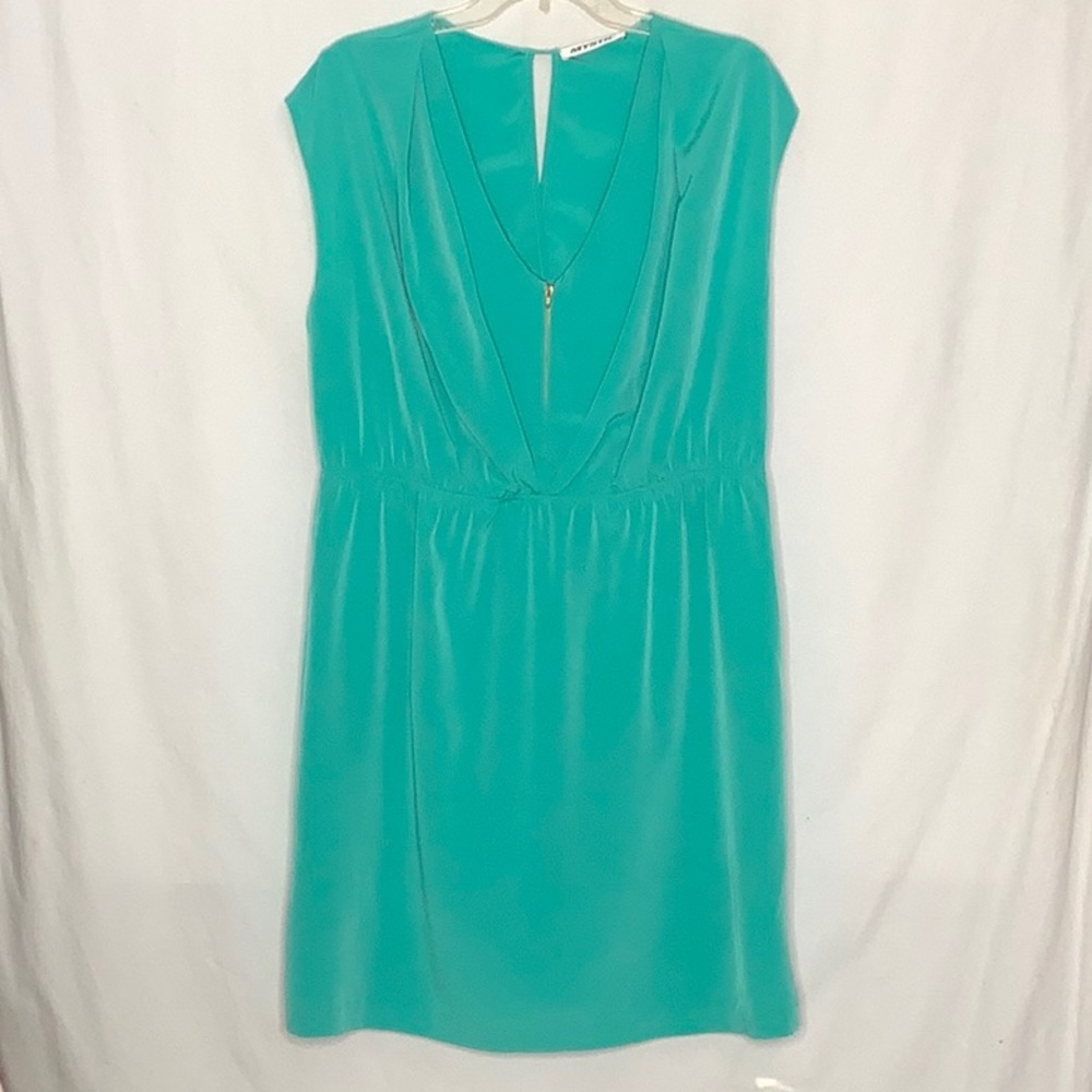 Mystic Aqua V Neck Dress Size 3X